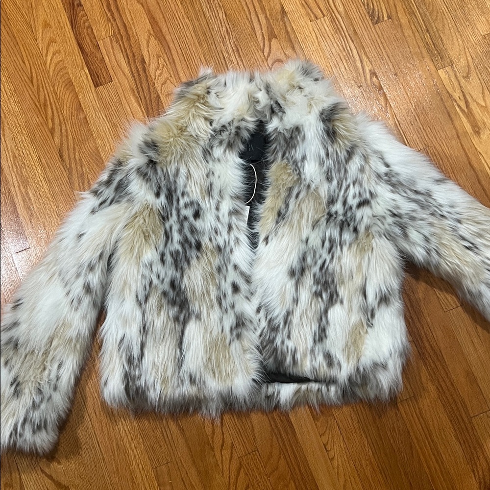 NWT Zara ZW collection faux fur coat - Picture 7 of 8